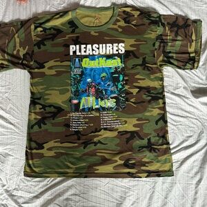 Pleasures x Outkast Camouflage Graphic T-Shirt